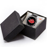 Akatsuki Symbol Leather Band Wrist Watch