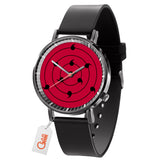 Madara Rinne Sharingan Leather Band Wrist Watch