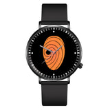 Tobi Mask Leather Band Wrist Watch