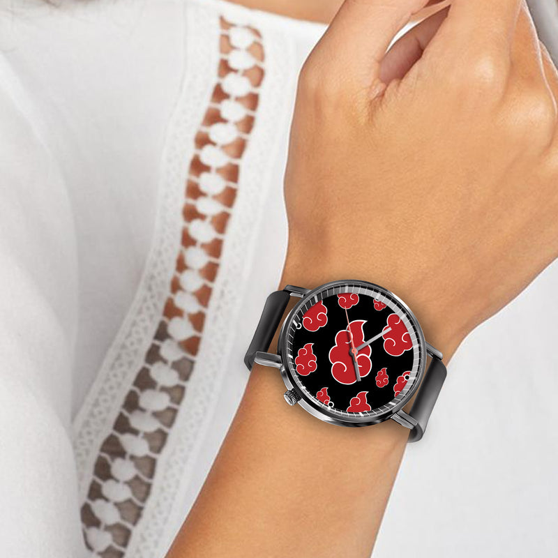 Akatsuki Leather Band Wrist Watch