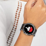 Uchiha Clan Symbol Leather Band Wrist Watch