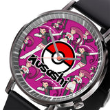 Jessie Musashi Leather Band Wrist Watch Personalized