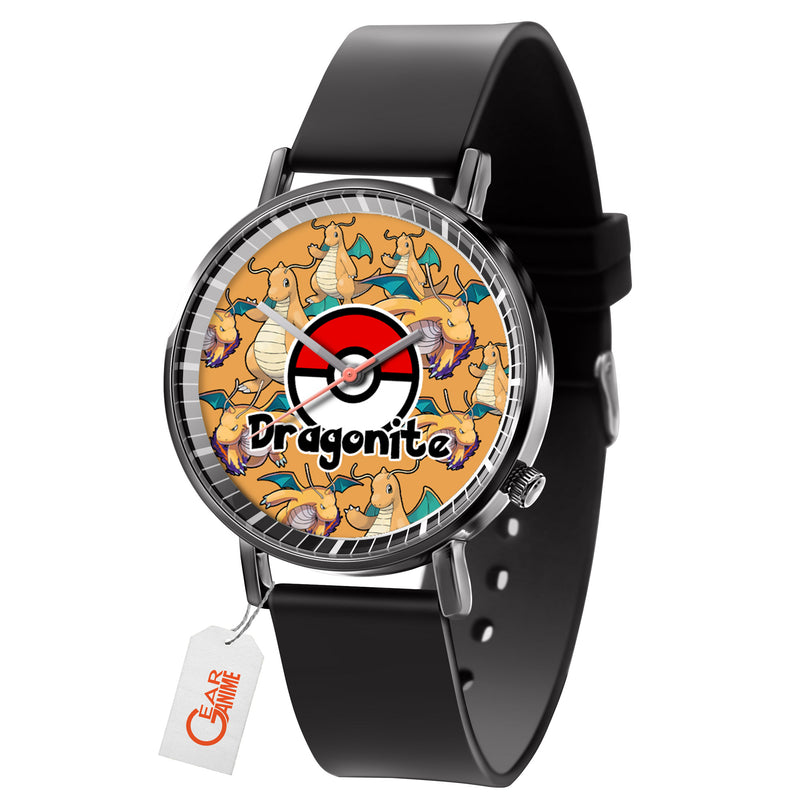 Dragonite Leather Band Wrist Watch Personalized