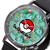 Bulbasaur Leather Band Wrist Watch Personalized