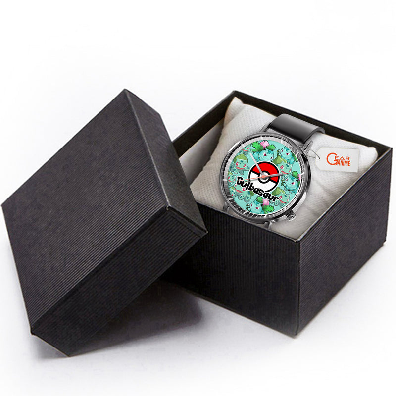 Bulbasaur Leather Band Wrist Watch Personalized