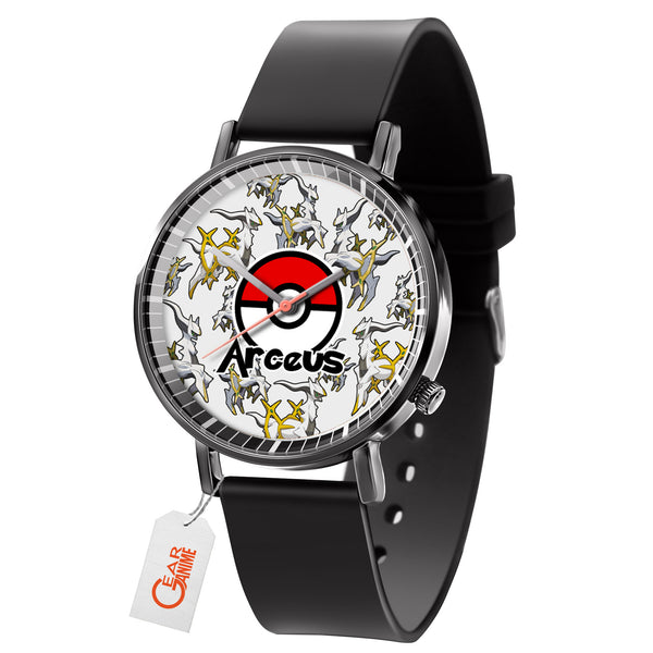 Arceus Leather Band Wrist Watch Personalized