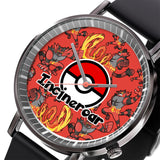 Incineroar Leather Band Wrist Watch Personalized