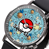 Squirtle Leather Band Wrist Watch Personalized