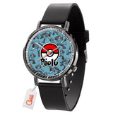 Riolu Leather Band Wrist Watch Personalized