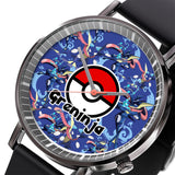 Greninja Leather Band Wrist Watch Personalized