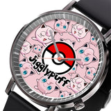 Jigglypuff Leather Band Wrist Watch Personalized