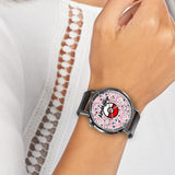 Jigglypuff Leather Band Wrist Watch Personalized