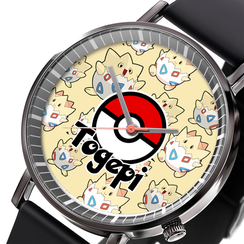 Togepi Leather Band Wrist Watch Personalized