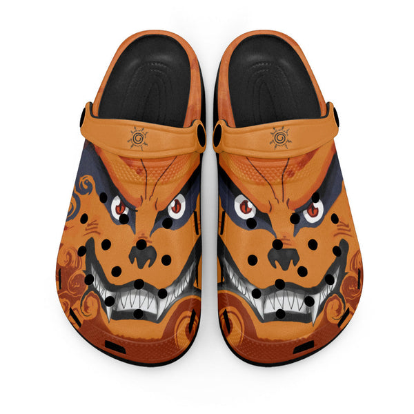 Kurama Clogs Shoes Art Style