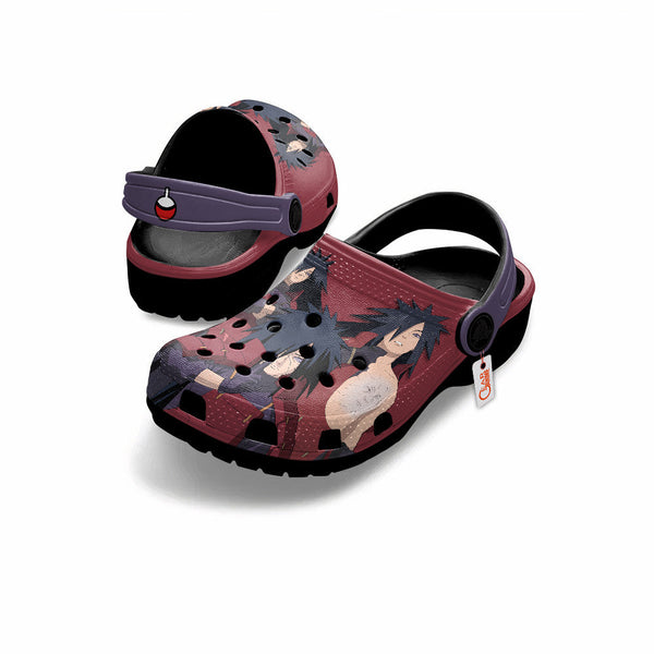 Madara Uchiha Clogs Shoes Pattern Style