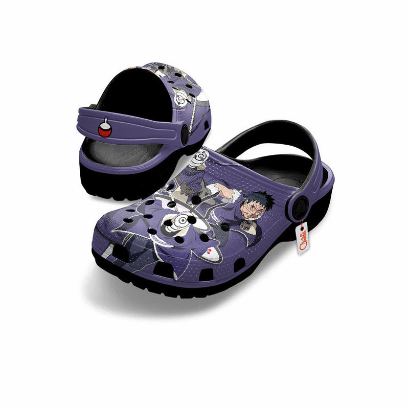 Obito Uchiha Clogs Shoes Pattern Style