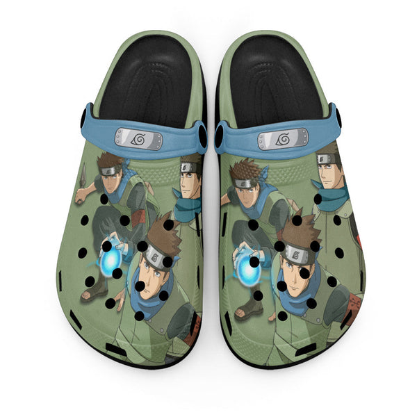 Sarutobi Konohamaru Clogs Shoes Pattern Style