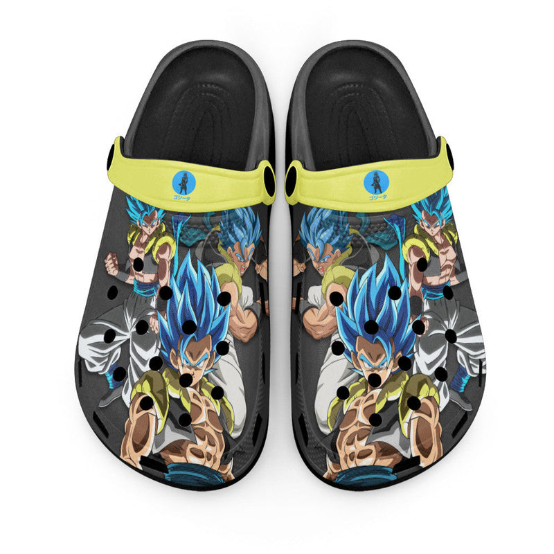 Gogeta Clogs Shoes Pattern Style