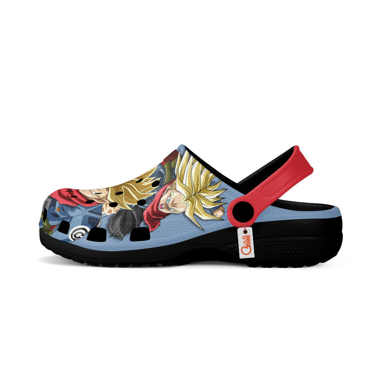 Trunks Super Saiyan Clogs Shoes Pattern Style