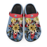 Trunks Super Saiyan Clogs Shoes Pattern Style