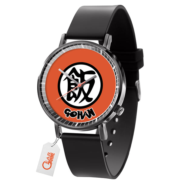 Gohan Symbol Leather Band Wrist Watch Personalized