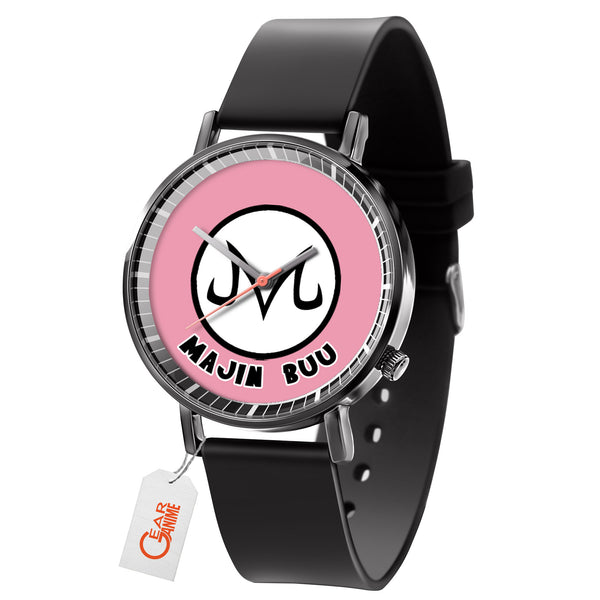 Majin Buu Symbol Leather Band Wrist Watch Personalized