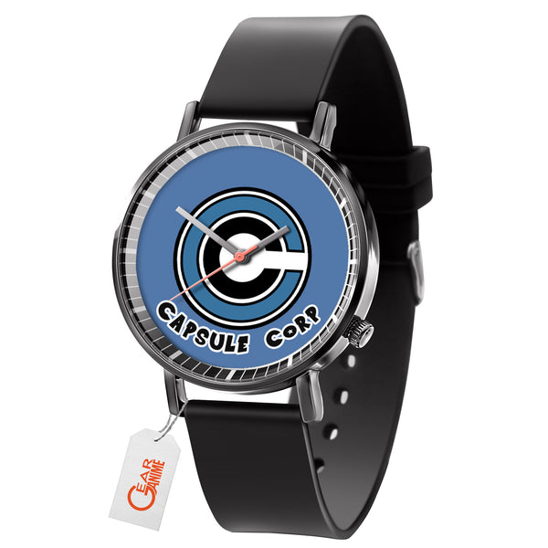 Capsule Corp Leather Band Wrist Watch Personalized