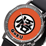 Goku Kanji Leather Band Wrist Watch Personalized