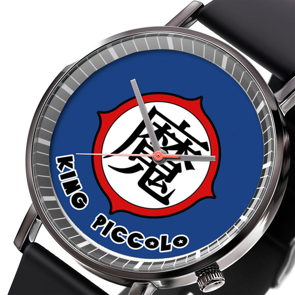 Piccolo Symbol Leather Band Wrist Watch Personalized