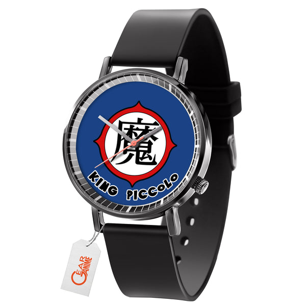 Piccolo Symbol Leather Band Wrist Watch Personalized