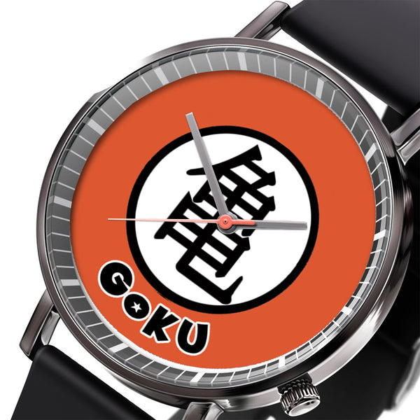 Goku Turtle Hermit Leather Band Wrist Watch Personalized