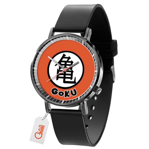 Goku Turtle Hermit Leather Band Wrist Watch Personalized