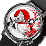 Goku SSJ Leather Band Wrist Watch Japan Cherry Blossom