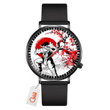 Yamcha Leather Band Wrist Watch Japan Cherry Blossom