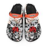 Uzumaki Clogs Shoes Manga Style Personalized Name