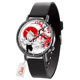 Vegeta SSJ Leather Band Wrist Watch Japan Cherry Blossom