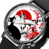 Vegeta Great Ape Leather Band Wrist Watch Japan Cherry Blossom