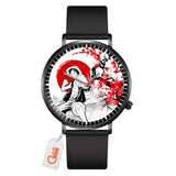 Luffy Leather Band Wrist Watch Japan Cherry Blossom