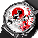 Nico Robin Leather Band Wrist Watch Japan Cherry Blossom