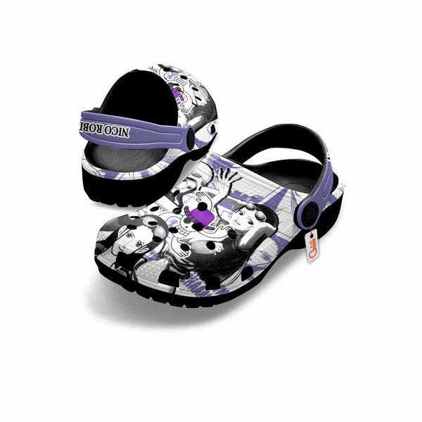 Nico Robin Clogs Shoes Manga Style Personalized