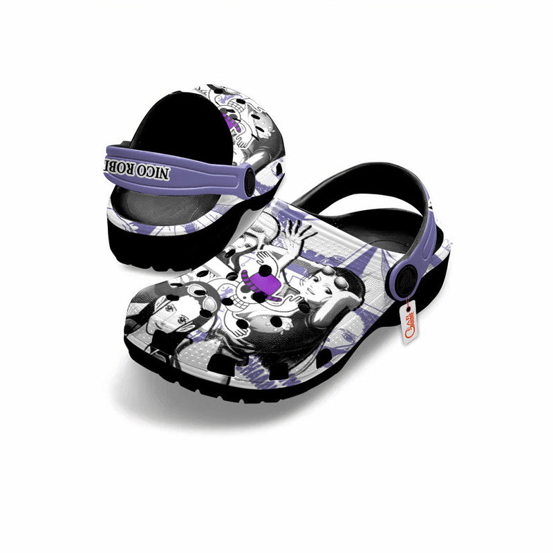 Nico Robin Clogs Shoes Manga Style Personalized