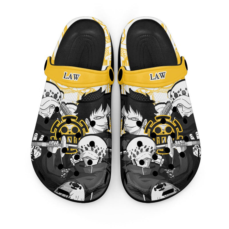 Law Clogs Shoes Manga Style Personalized