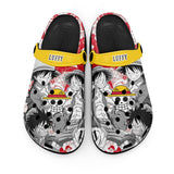 Luffy Clogs Personalized Shoes Anime Mixed Manga Style