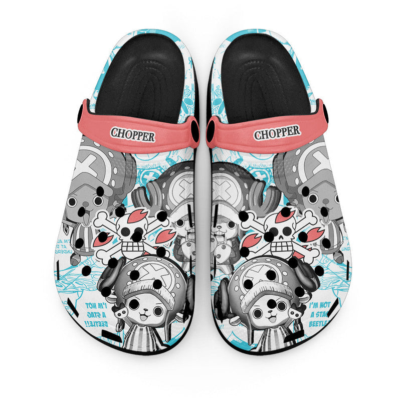 Chopper Clogs Manga Style Personalized Name