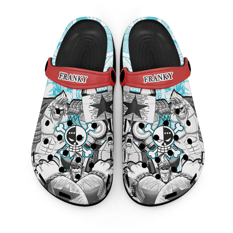 Franky Clogs Shoes Manga Style Personalized