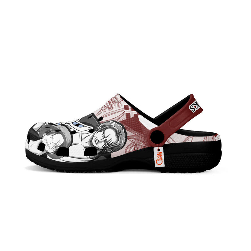 Shanks Clogs Shoes Manga Style Personalized