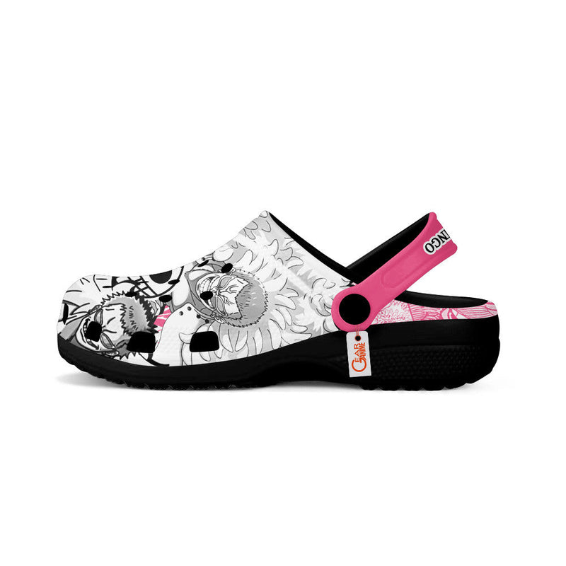 Doflamingo Clogs Shoes Manga Style Personalized