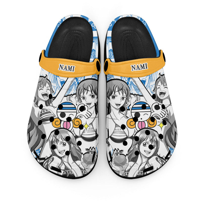 Nami Clogs Shoes Manga Style Personalized