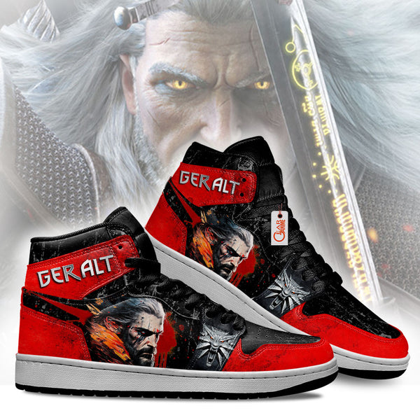 Geralt J1-Sneakers Custom Games Shoes