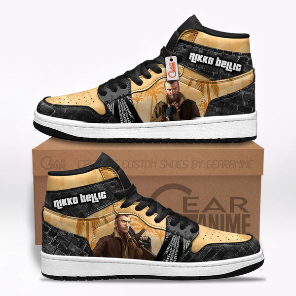 Niko Bellic J1-Sneakers Custom Games GTA Shoes